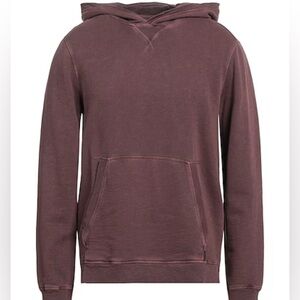 John Varvatos Men’s Distressed Hoodie size XXL 100% cotton, Merlot. Brand new